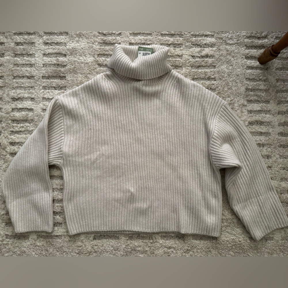 H&M Ribbed Turtleneck Sweater